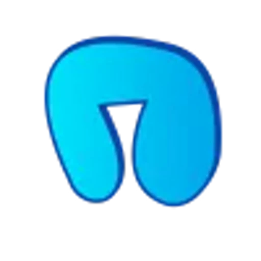 🤩 Эмодзи «Голубые буквы пузыри» для Telegram