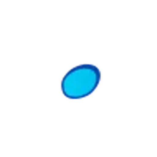 🤩 Эмодзи «Голубые буквы пузыри» для Telegram