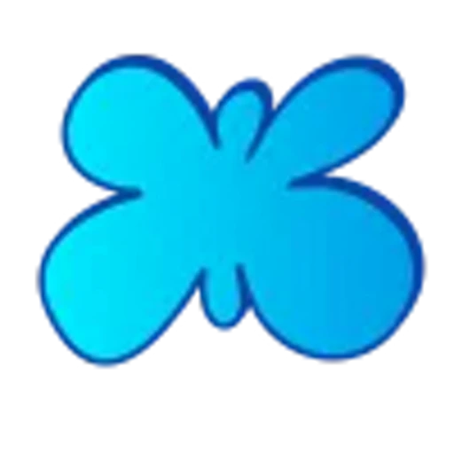 🤩 Эмодзи «Голубые буквы пузыри» для Telegram