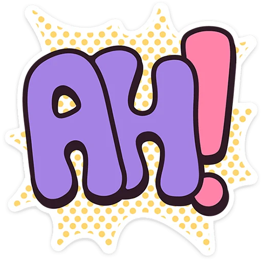 ⭐ Стикер «Бабл Бум» для Telegram