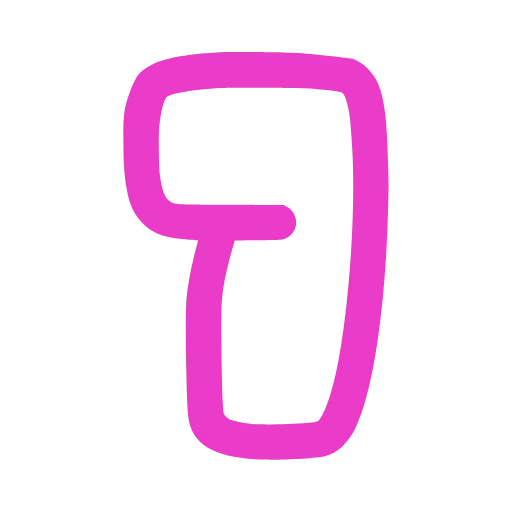 🔤 Эмодзи «Bubble манджента шрифт» для Telegram