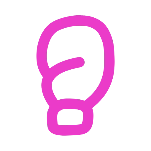 🔤 Эмодзи «Bubble манджента шрифт» для Telegram