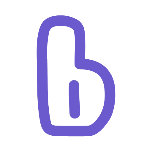🔤 Эмодзи «Bubble васильковый шрифт» для Telegram