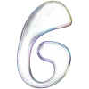 6️⃣ Эмодзи «Bubble font» для Telegram