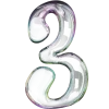 3️⃣ Эмодзи «Bubble font» для Telegram