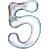 5️⃣ Эмодзи «Bubble font» для Telegram
