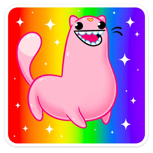 🌈 Стикер «Бабл Гамп» для Telegram