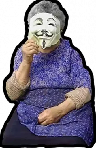 👵 Стикер «Бабл Квас» для Telegram