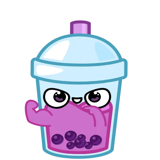 Стикер 47 Bubble Tea