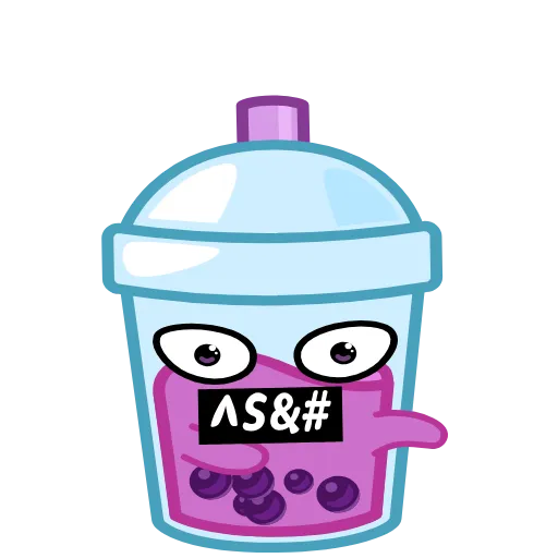 Стикер 13 Bubble Tea