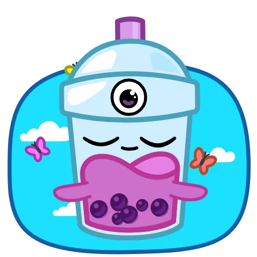 Стикер 30 Bubble Tea