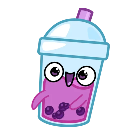 Стикер 5 Bubble Tea