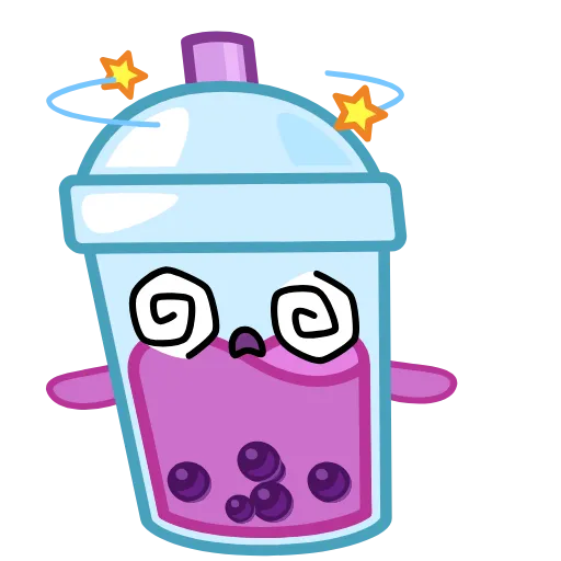 Стикер 6 Bubble Tea