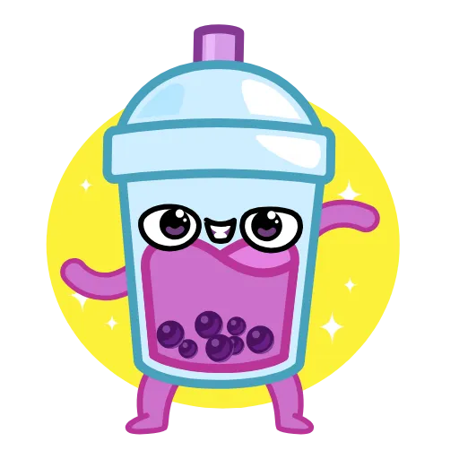Стикер 28 Bubble Tea