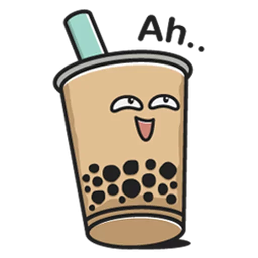 Стикерпак Bubble Tea для Telegram