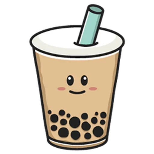 😫 Стикер «Bubble Tea» для Telegram