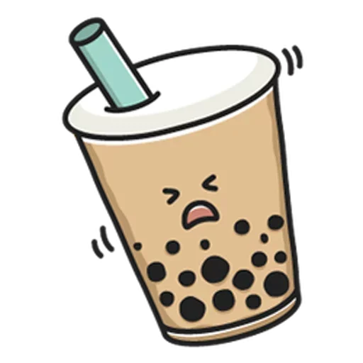 😔 Стикер «Bubble Tea» для Telegram
