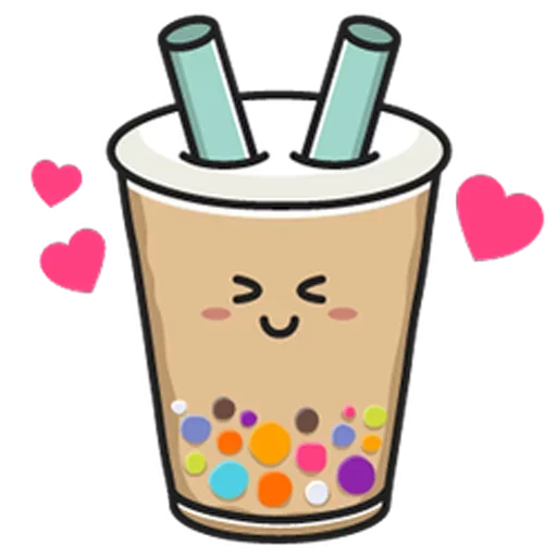 🤔 Стикер «Bubble Tea» для Telegram