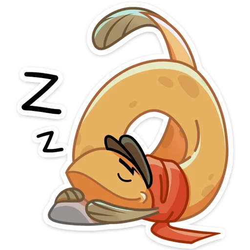😴 Стикер «Игорь Угорь и Змей Сергей» для Telegram