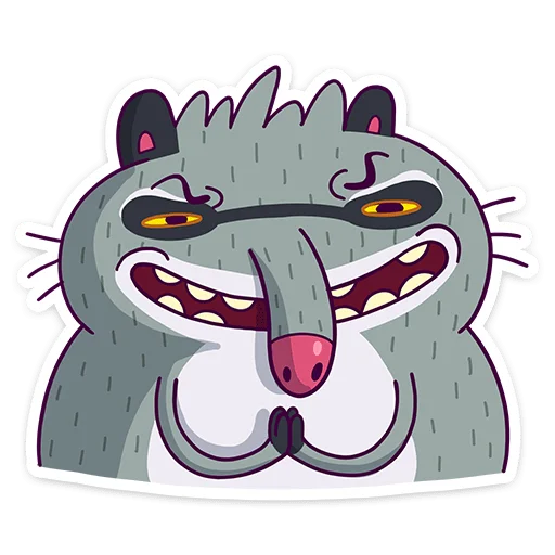 😈 Стикер «Полоскун Бублик» для Telegram