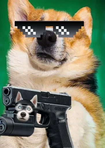 🌟 Стикер «Бублик Бандит Коржик Кекс» для Telegram