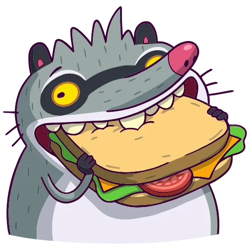 🥪 Эмодзи «Полоскун Бублик» для Telegram