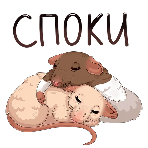 💤 Стикер «крыс Бублик» для Telegram