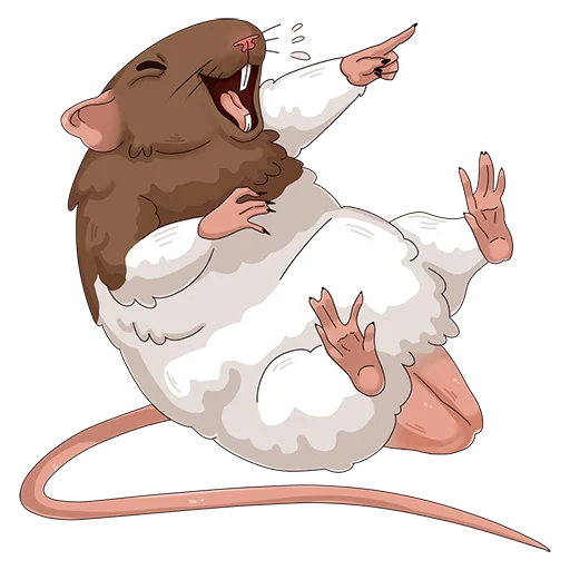 😂 Стикер «крыс Бублик» для Telegram