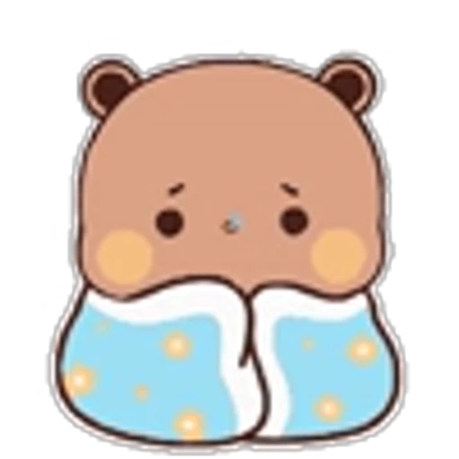 ⭐ Эмодзи «Kawaii Bubu and Dudu» для Telegram