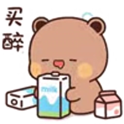 ⭐ Эмодзи «Kawaii Bubu and Dudu» для Telegram