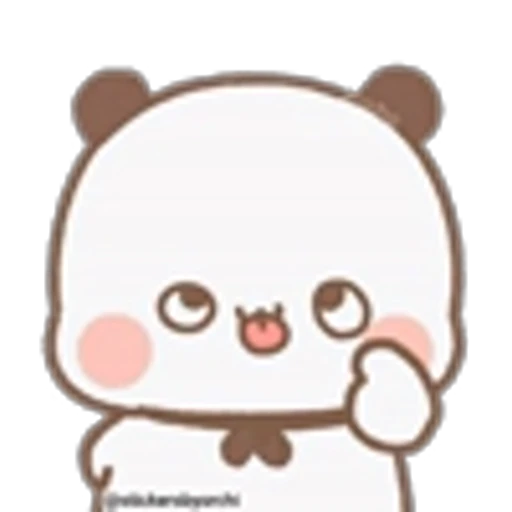 ⭐ Эмодзи «Kawaii Bubu and Dudu» для Telegram