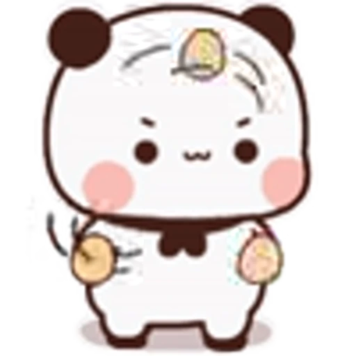 Стикерпак Kawaii Bubu and Dudu для Telegram