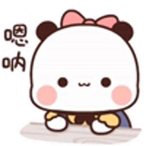 ⭐ Эмодзи «Kawaii Bubu and Dudu» для Telegram