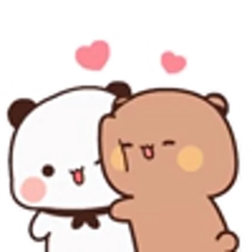 😊 Эмодзи «Kawaii Bubu and Dudu» для Telegram