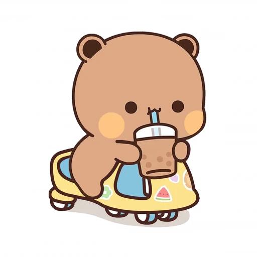 🍹 Стикер «Bubu and Dudu 11» для Telegram