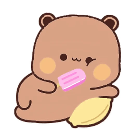🍦 Стикер «Bubu and Dudu 11» для Telegram