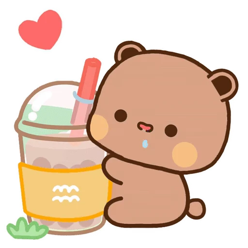 🍹 Стикер «Bubu and Dudu 11» для Telegram