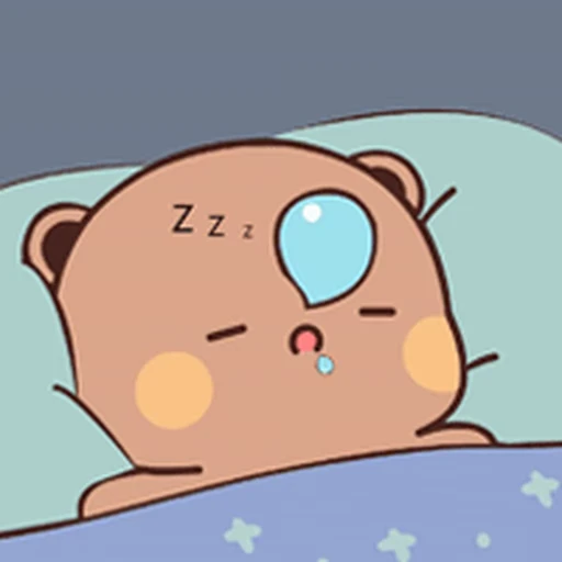 😴 Стикер «Bubu and Dudu 12» для Telegram