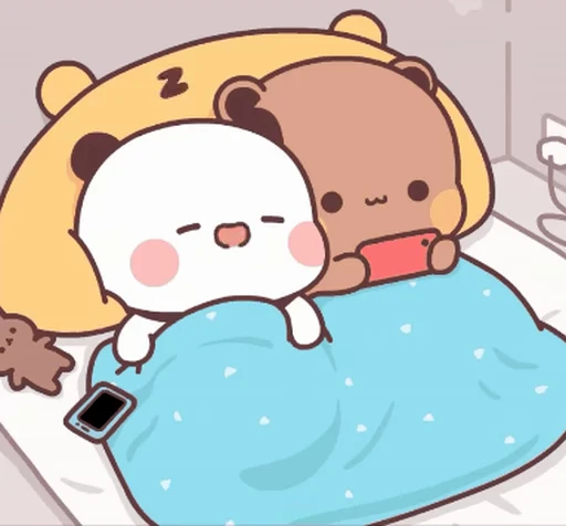😴 Стикер «Bubu and Dudu 12» для Telegram