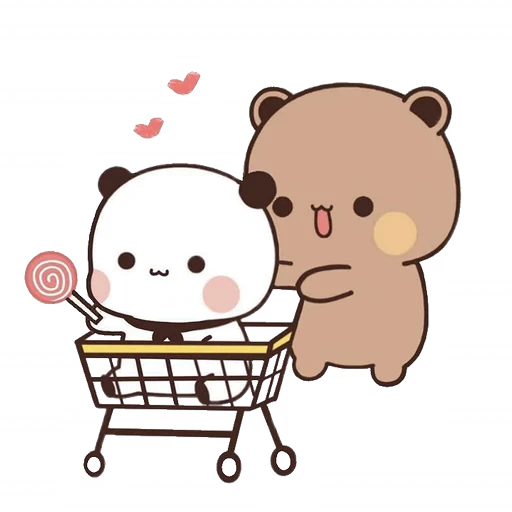 ❤️ Стикер «Bubu and Dudu 12» для Telegram