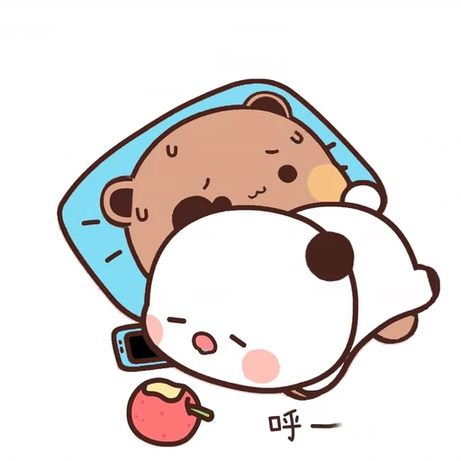 😴 Стикер «Bubu and Dudu 12» для Telegram