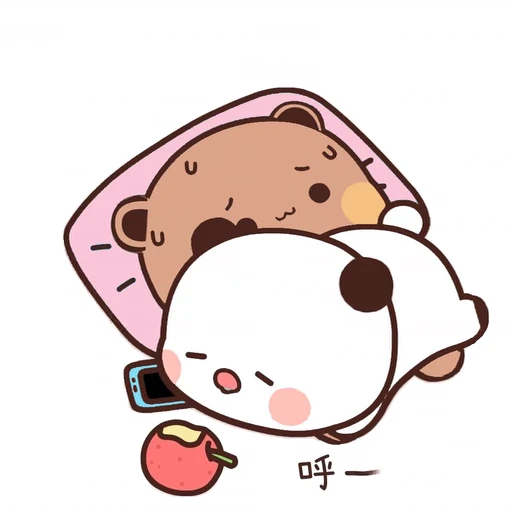 😴 Стикер «Bubu and Dudu 12» для Telegram