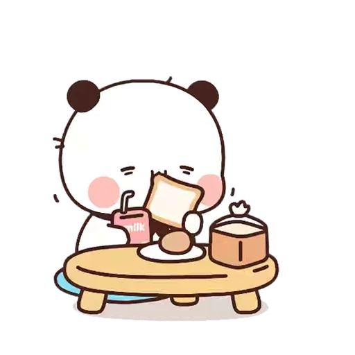 😴 Стикер «Bubu and Dudu 12» для Telegram