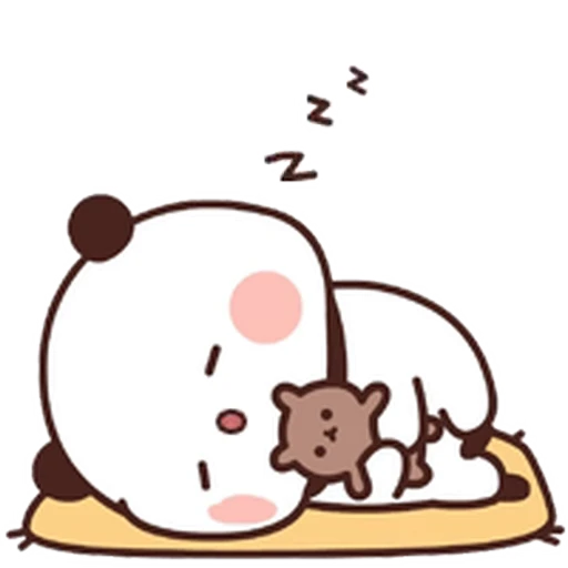 😴 Стикер «Bubu and Dudu 12» для Telegram