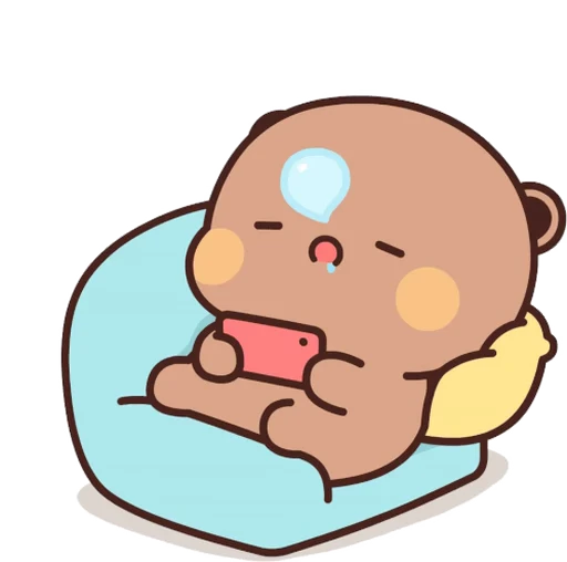 😪 Стикер «Bubu and Dudu 15» для Telegram