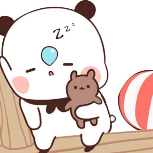 😴 Стикер «Bubu and Dudu 16» для Telegram