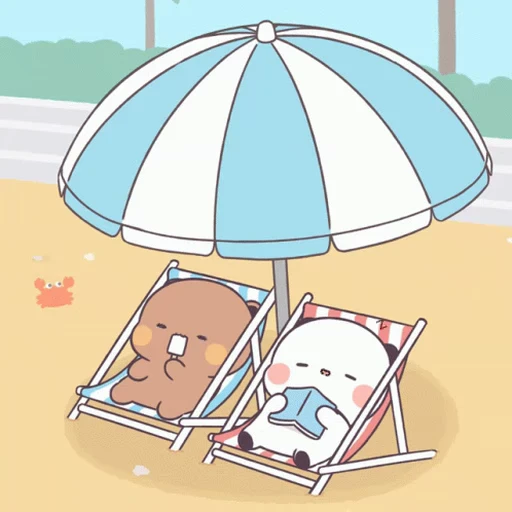 🏖 Стикер «Bubu and Dudu 16» для Telegram