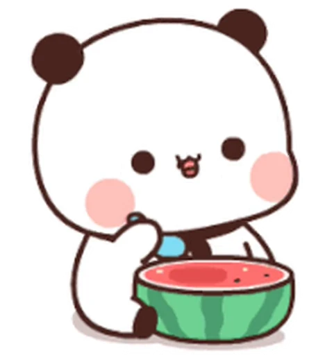 🍉 Стикер «Bubu and Dudu 16» для Telegram
