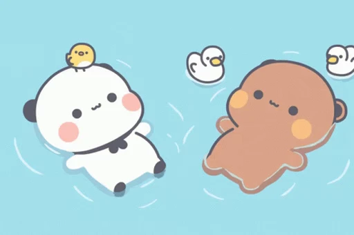 🏖 Стикер «Bubu and Dudu 16» для Telegram