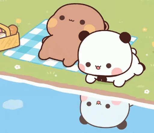 🏖 Стикер «Bubu and Dudu 16» для Telegram